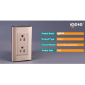 Home Electric 6 Pin Wandsteckdose American Standard Duplex Steckdose